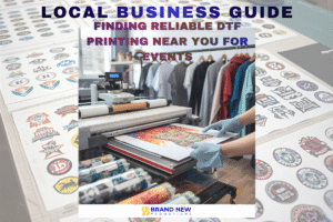 Local DTF Printing Near You for Custom Event Apparel and Merchandise