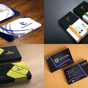 business card mockups